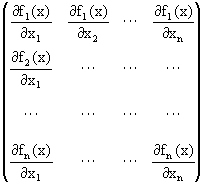 Jacobimatrix