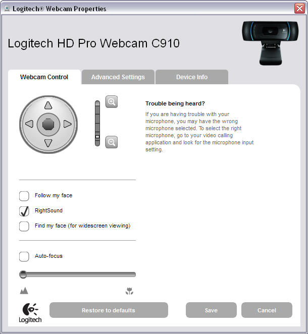 Logitech camera settings download Logitech camera settings download