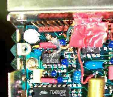 VHF Condor16 transmitter: microphone connection