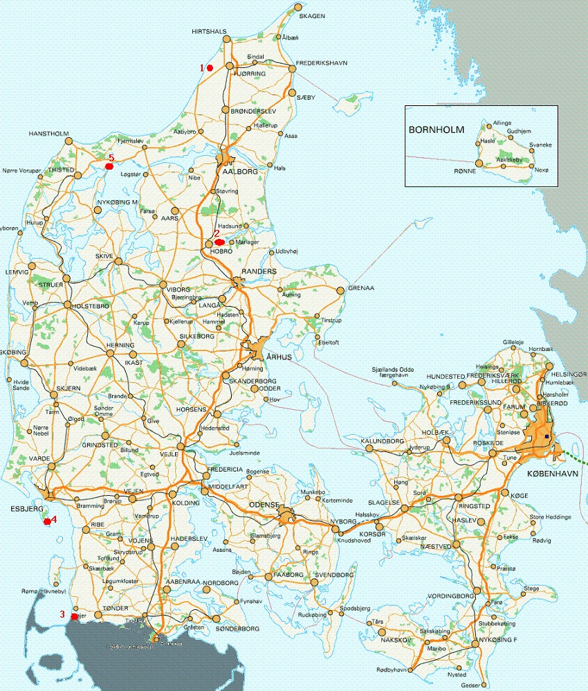 Denmark-with area markings