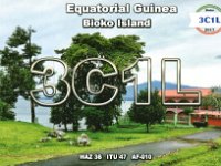 3C1L  -  CW - SSB Year: 2017 Band: 12, 15, 17, 20m Specifics: IOTA AF-010 Bioko island