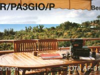 FR/PA3GIO/p  -  SSB Year: 2004 Band: 10, 12, 15, 17, 20m Specifics: IOTA AF-016 mainland Reunion