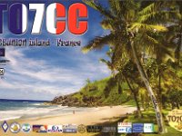 TO7CC  -  CW - SSB Year: 2014 Band: 10, 12, 15, 20, 30m Specifics: IOTA AF-016 mainland Reunion