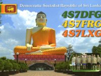 4S7DFG | 4S7FRG | 4S7LXG  - CW Year: 2014 Band: 10, 17m | 17m | 17m Specifics: IOTA AS-003 mainland Sri Lanka