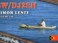 4W/DJ2EH  - CW Year: 2016 Band: 17m Specifics: IOTA OC-148 Timor island