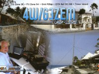 4W/G3ZEM  - CW Year: 2014 Band: 17, 20m Specifics: IOTA OC-148 Timor island
