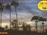 8P9JR | 8P9JS | 8P9JU  - CW - SSB Year: 2000 Band: 10, 12, 15, 17, 30, 80m | 10, 12, 15, 17, 20, 30, 40, 80m | 10, 12, 15, 17, 20, 40 Specifics: IOTA NA-021 mainland Barbados