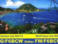 FG/F6BCW  - CW Year: 2019 Band: 20m Specifics: IOTA NA-114 Terre de Bas island