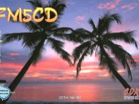 FM5CD  - CW Year: 2008, 2011 Band: 10, 15, 20m Specifics: IOTA NA-107 mainland Martinique