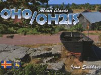 OH0/OH2IS  - CW Year: 2016 Band: 17, 20m Specifics: IOTA EU-002 Fasta Aland island