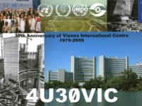 4U30VIC  - CW Year: 2009 Band: 17, 20m Specifics: United Nations Vienna - Grid: JN88ff