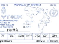 YT4OR  - CW Year: 2005 Band: 20m Specifics: Doboj. Republika Srpska