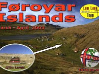 OY7ET | OY7QA | OY7WP  - CW | SSB | SSB Year: 2003 Band: 20, 30, 40m | 40, 80m | 40m Specifics: IOTA EU-018 Eysturoy island