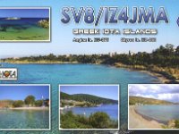 SV8/IZ4JMA  - CW - SSB Year: 2016 Band: 17, 20m Specifics: IOTA EU-060 Skyros island & IOTA EU-075 Aigina island