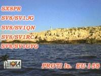 SX8PR  - CW - SSB Year: 2010 Band: 15, 20m Specifics: IOTA EU-158 Proti island