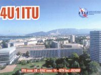 4U1ITU  - CW - SSB Year: 2000, 2001, 2002 Band: 12, 15, 17, 20, 30, 40, 80m Specifics: International Telecommunication Union headquarters in Geneva, Switzerland