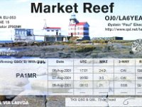 OJ0/LA6YEA  - CW - SSB Year: 2001 Band: 12, 15, 80m Specifics: IOTA EU-053 Market Reef