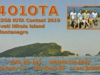 4O1OTA  - CW - SSB Year: 2010 Band: 10, 15, 20, 40m Specifics: IOTA EU-163 Sveti Nikola island