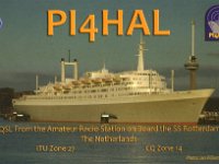 PI4HAL  - SSB Year: 2010 Band: 20m Specifics: Steamship 'SS Rotterdam'