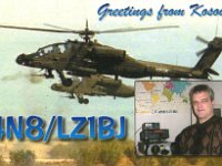 4N8/LZ1BJ  - CW - SSB Year: 2001 Band: 15, 17, 20, 30, 40m Specifics: Kosovo