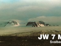 JW7M (F)  - SSB Year: 2000 Band: 17, 20m Specifics: IOTA EU-026 Spitsbergen island. Barentsburg