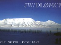 JW/DL0MCM  - CW Year: 2000 Band: 17m Specifics: IOTA EU-026 Spitsbergen island. Adventdalen