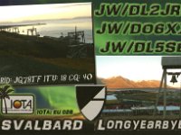 JW/DL2JRM | JW/DL5SE  - CW Year: 2013 Band: 20m | 17, 20m Specifics: IOTA EU-026 Spitsbergen island