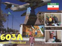 6O3A  - CW Year: 2012 Band: 17m Specifics: Hargeisa.  Operation approved for DXCC (counts as Somalia. For further details please see ARRL DX Bulletin ARLD032 of August 12th, 2004)