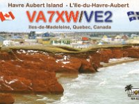 VE2/VA7XW  - CW Year: 2018 Band: 20m Specifics: IOTA NA-038 Havre Aubert island