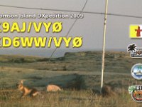 VY0/K9AJ  - CW Year: 2009 Band: 20m Specifics: IOTA NA-185 Thomson island