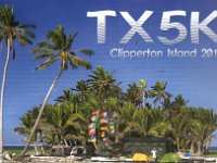 TX5K  - CW Year: 2013 Band: 10, 12, 17, 30m Specifics: IOTA NA-011 Clipperton island