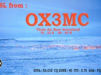 OX3MC  - SSB Year: 2008 Band: 20m Specifics: IOTA NA-018 mainland Greenland. Thule Air Base