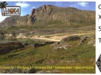 OX5T  - CW Year: 2013 Band: 20m Specifics: IOTA NA-018 mainland Greenland