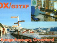 OX/G3TXF  - CW Year: 2008 Band: 20m Specifics: IOTA NA-018 mainland Greenland