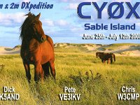 CY0X  - CW Year: 2008 Band: 20m Specifics: IOTA NA-063 Sable island