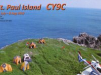 CY9C (F)  - CW Year: 2019 Band: 17m Specifics: IOTA NA-094 Saint Paul island. ARLHS STP-002 Saint Paul Island (North) lighthouse