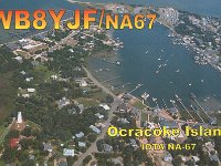 WB8YJF/4  - CW Year: 2012, 2016 Band: 15, 20m Specifics: IOTA NA-067 Ocracoke island. North Carolina