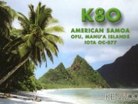 K8O  - SSB Year: 2002 Band: 20m Specifics: IOTA OC-077 Ofu island