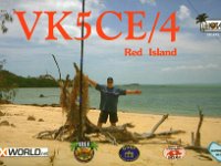 VK5CE/4  - SSB Year: 2013 Band: 15m Specifics: IOTA OC-255 Red island