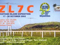 ZL7C (F)  - SSB Year: 2002 Band: 20m Specifics: IOTA OC-038 Chatham island