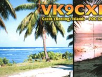 VK9CXF | VK9CXJ | VK9CXW  - CW Year: 2001 Band: 12, 30m | 10, 17, 20m | 10m Specifics: IOTA OC-003 West island