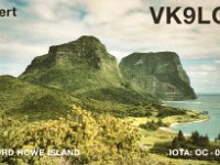 VK9LO  - SSB Year: 2001 Band: 10, 12, 15, 17m Specifics: IOTA OC-004 Lord Howe island