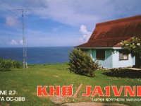 KH0/JA1VND  - CW Year: 2000 Band: 10m Specifics: IOTA OC-086 Saipan island
