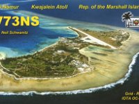 V73NS  - CW Year: 2017 Band: 20m Specifics: IOTA OC-028 Kwajalein island