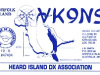 VK9NS  - CW Year: 2000, 2002 Band: 10, 17m Specifics: IOTA OC-005 Norfolk island