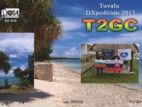 T2GC  - CW Year: 2015 Band: 17, 20m Specifics: IOTA OC-015 Funafuti island