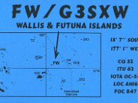 FW/G3SXW  - CW Year: 2000 Band: 10, 15m Specifics: IOTA OC-054 Wallis island