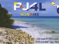 PJ4L  - SSB Year: 2016 Band: 15, 17, 20m Specifics: IOTA SA-006 Bonaire island