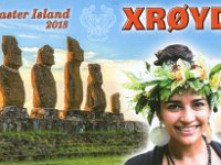 XR0YD  - CW Year: 2018 Band: 17m Specifics: IOTA SA-001 Easter island