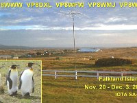VP8DXL | VP8WMJ | VP8WPF  - SSB | CW | CW Year: 2004 Band: 12m Specifics: IOTA SA-002 East Falkland island